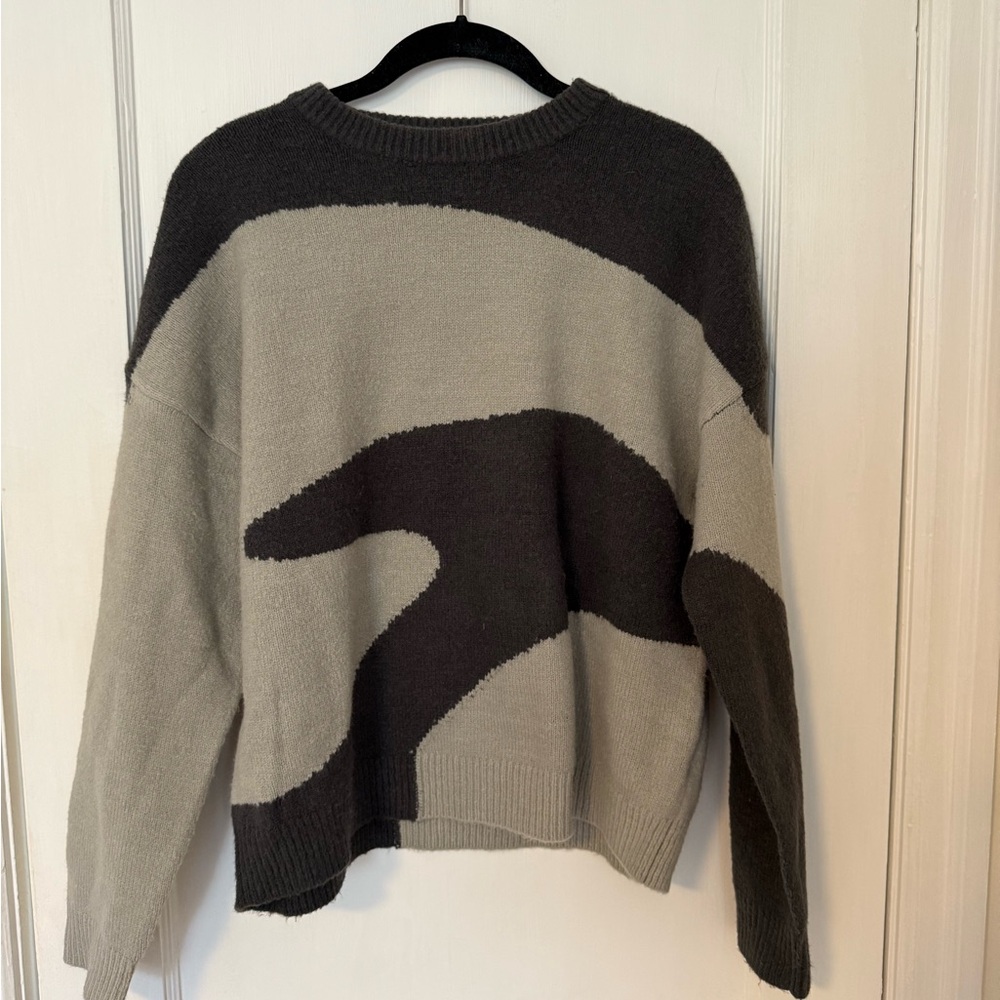 Oak + Fort Oversized Intarsia Sweater - Picture 2 of 4